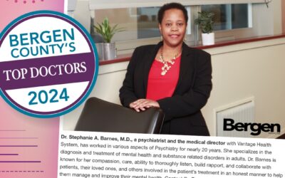 Dr. Barnes Named Top Doc in Bergen’s Magazine 2024